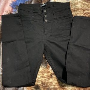 Refuge Black High Wasted Jeans